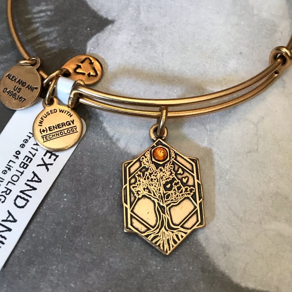 Alex and Ani Jewelry - Alex and Ani Tree of Life Gold Bangle NWT